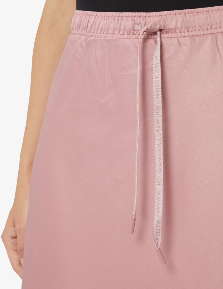 rinascente Marella Gonna midi in raso Crema - Rosa