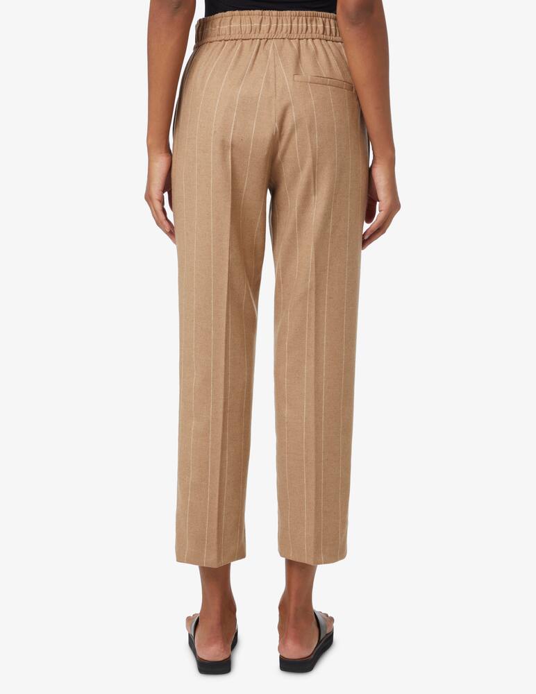 Marella Pantaloni con elastico sul retro gessato Ilic - Beige - immagine 3 Marella Pantaloni con elastico sul retro gessato Ilic - Beige - immagine 3