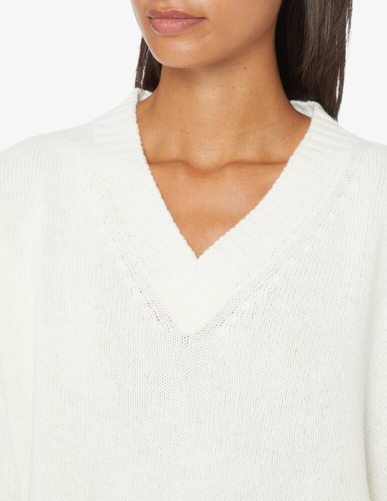 rinascente Marella Maglione over scollo a v Ian - Bianco