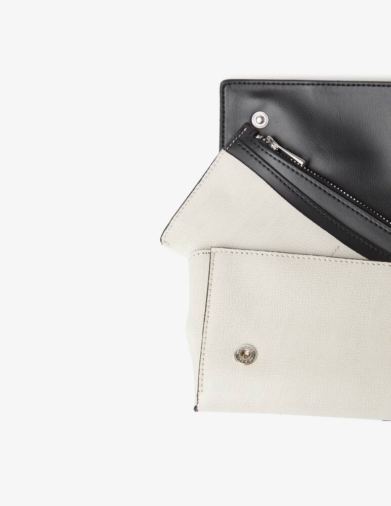 rinascente Marella Corsaro wallet with shoulder strap - White