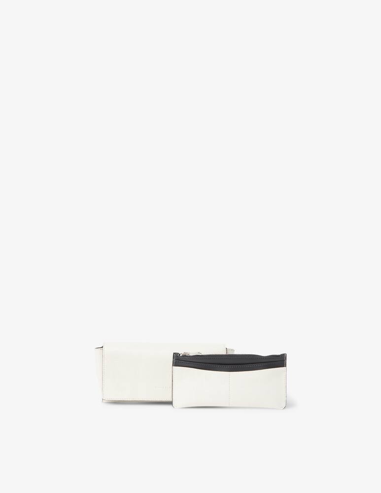 rinascente Marella Corsaro wallet with shoulder strap - White