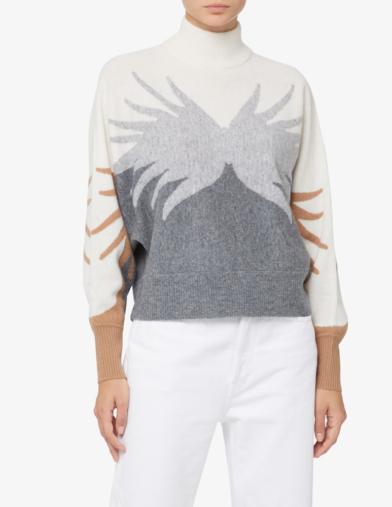 rinascente Marella Maglione collo alto Graffa - Bianco