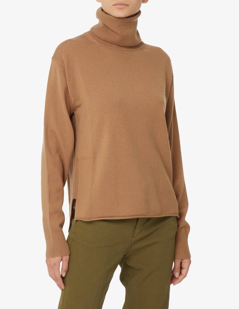 Marella Spiano blend casmere turtleneck - Brown - picture 1 Marella Spiano blend casmere turtleneck - Brown - picture 1
