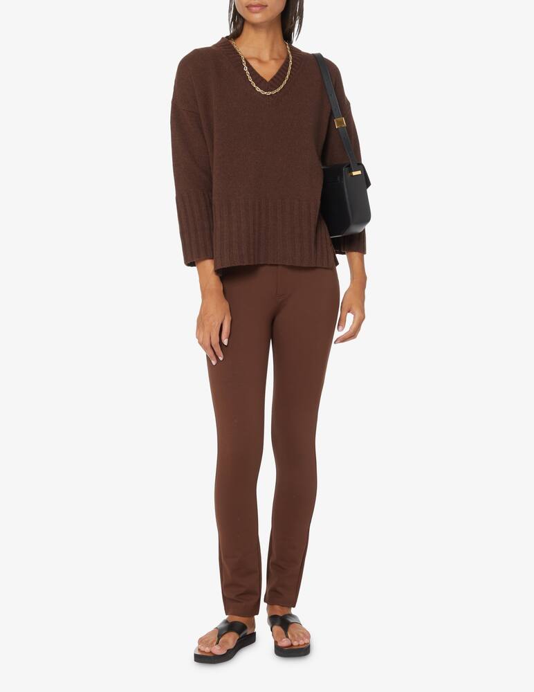 rinascente Marella Oversized v-neck sweater Ian - Brown