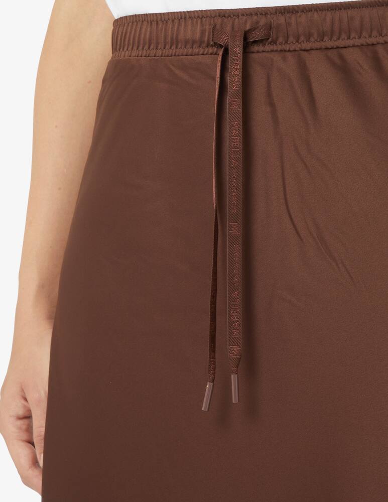 rinascente Marella Gonna midi in raso Crema - Marrone