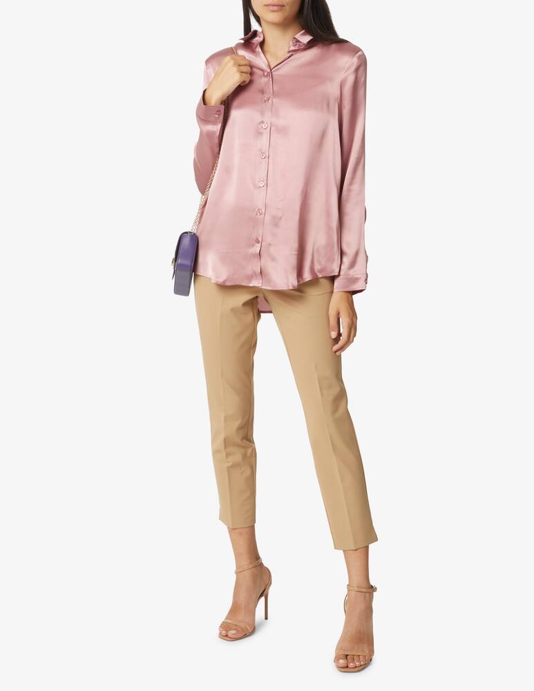 rinascente Marella Camicia in raso Dimora - Rosa
