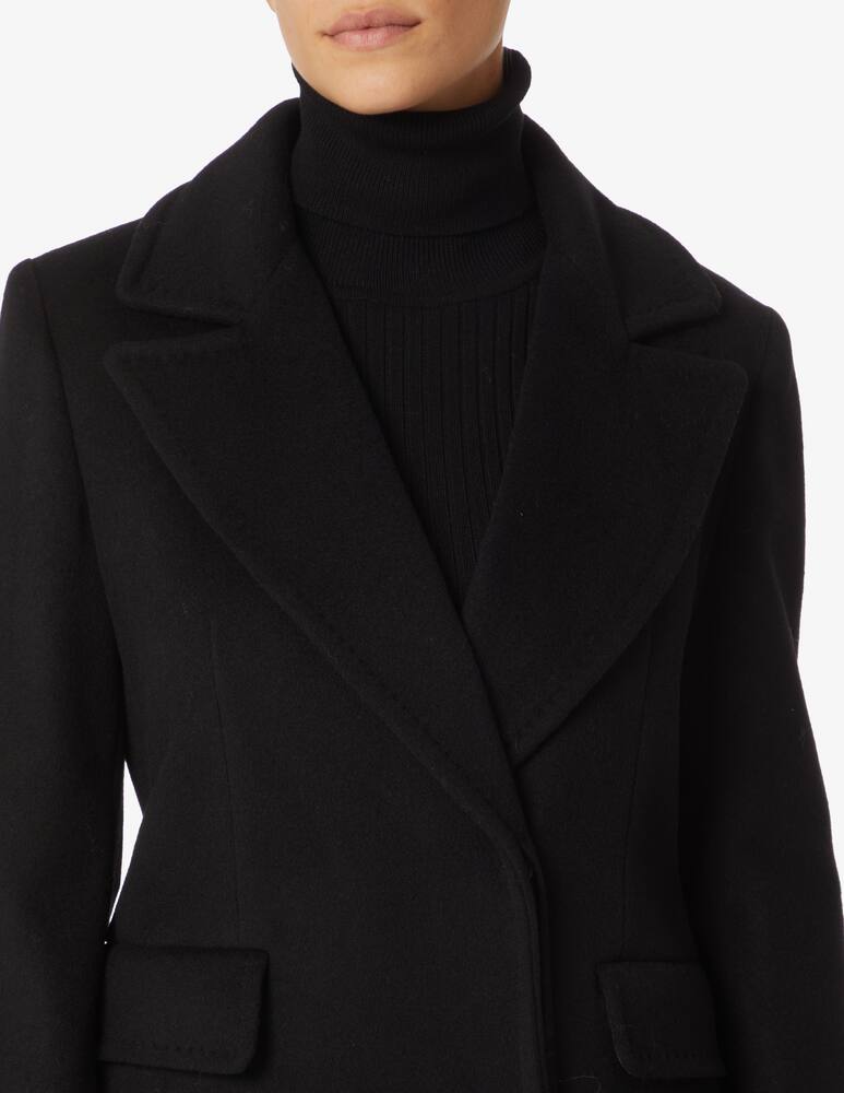 rinascente Marella Cappotto in velour Zelanda - Nero