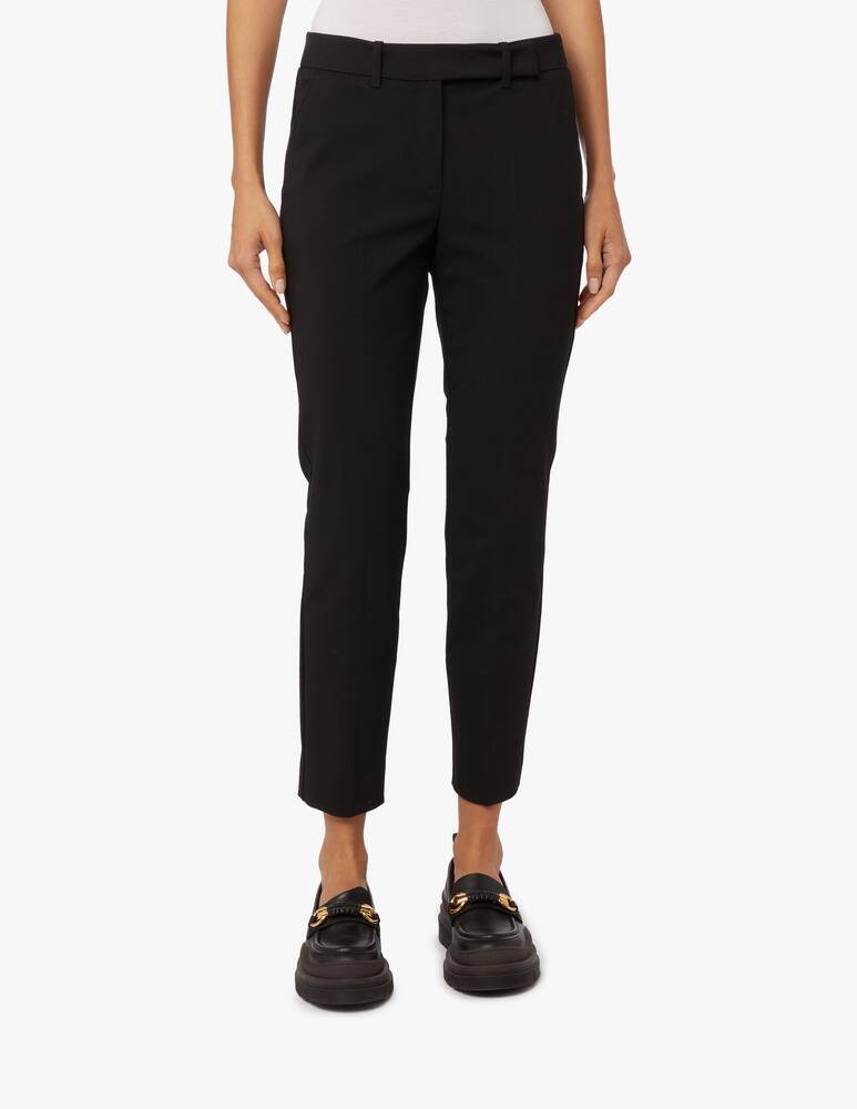 Marella Roll slim fit trousers - Black - picture 2 Marella Roll slim fit trousers - Black - picture 2