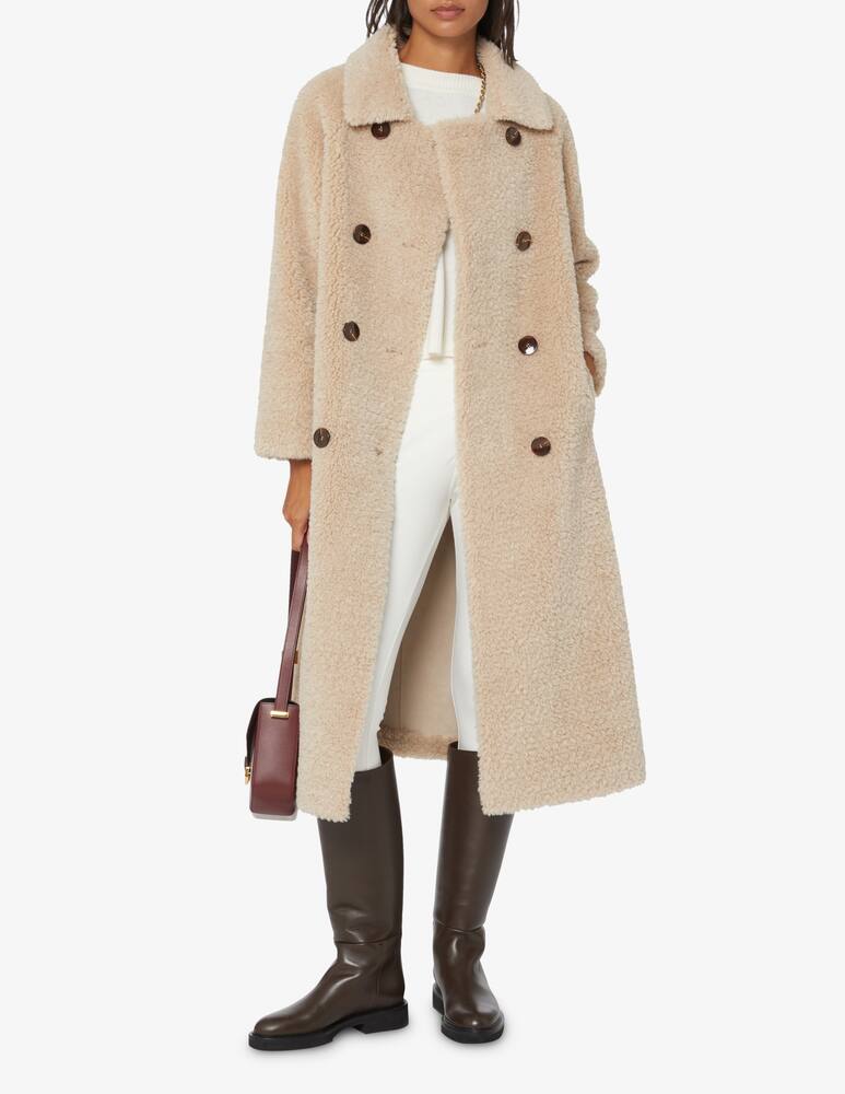 rinascente Marella Rapallo long double-breasted coat - Beige