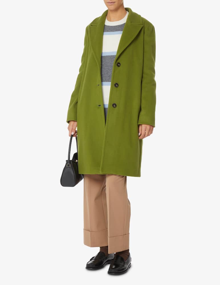 rinascente Marella Cappotto in velour Renna - Verde