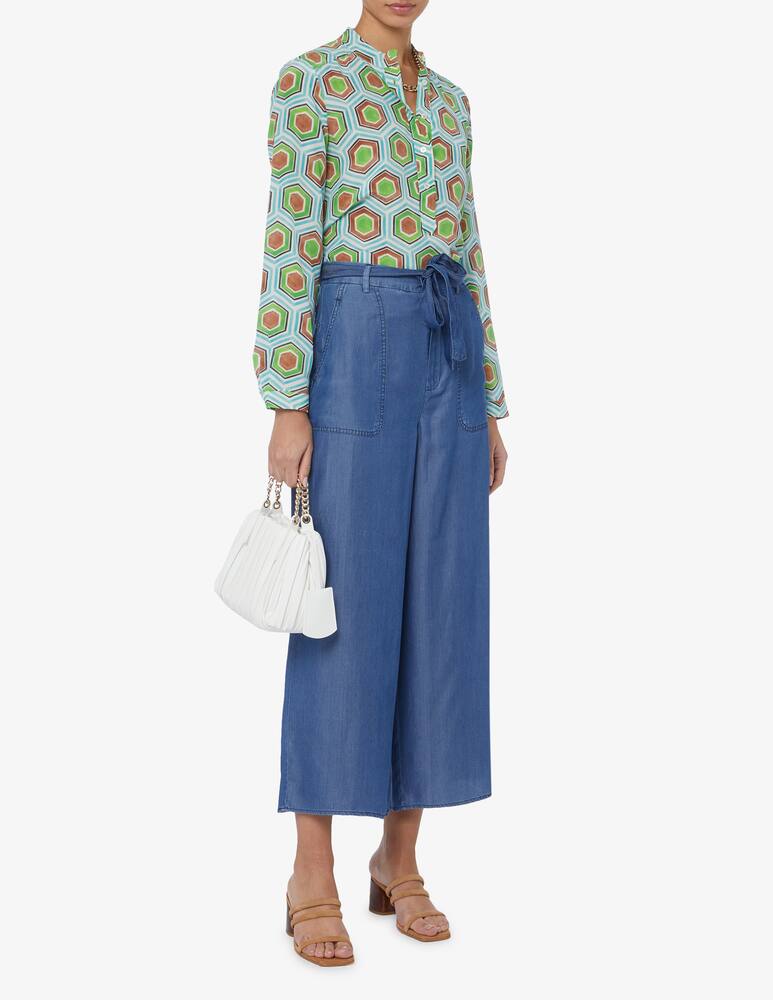 rinascente Marella Meringa mandarin neck blouse