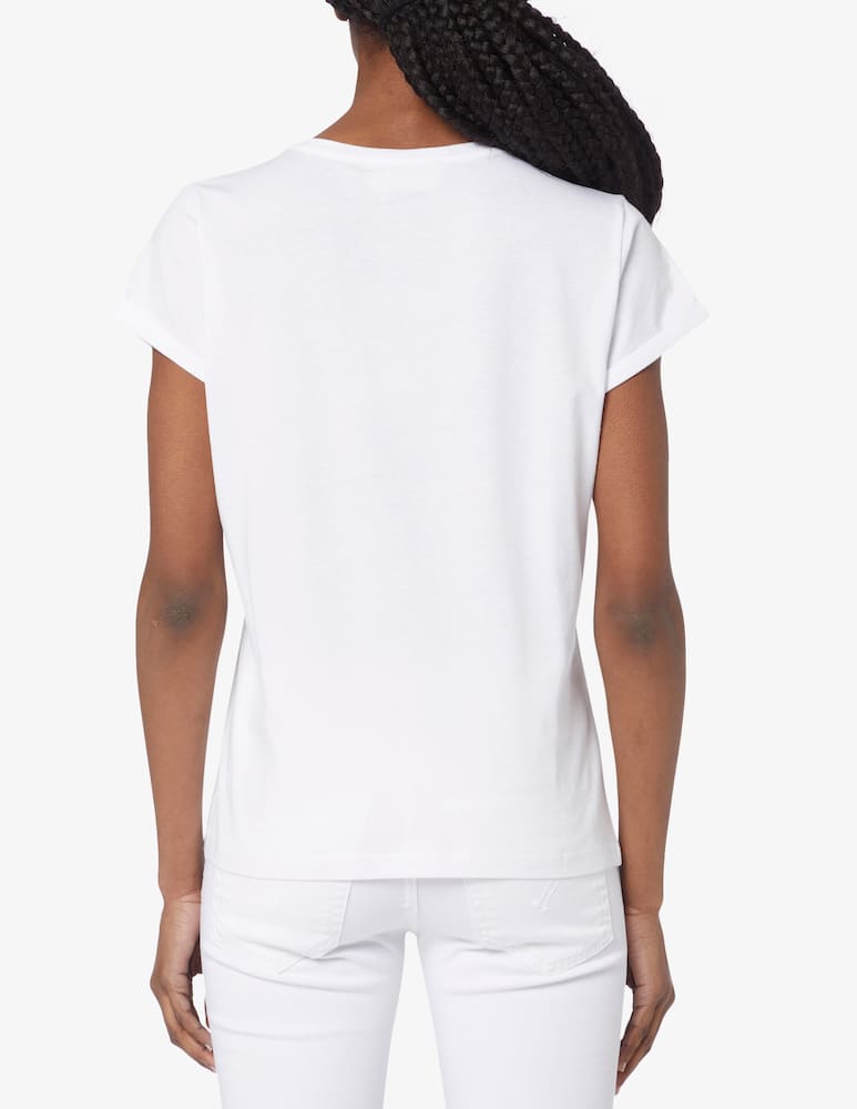 iBlues Roxana cotton t-shirt - White - picture 3