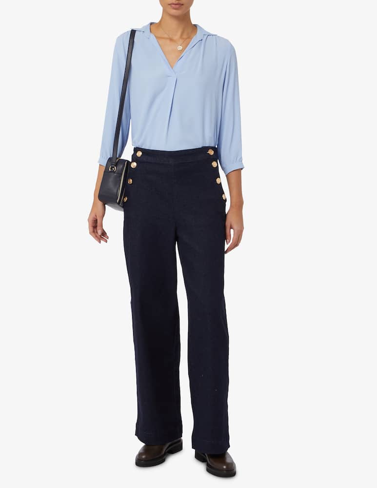 rinascente iBlues Celia silk blend blouse