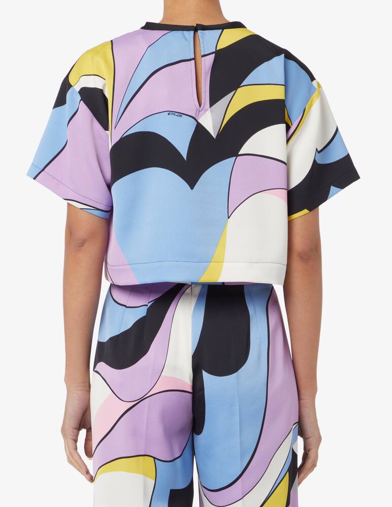 rinascente Marella 365 Rink short sleeve printed blouse