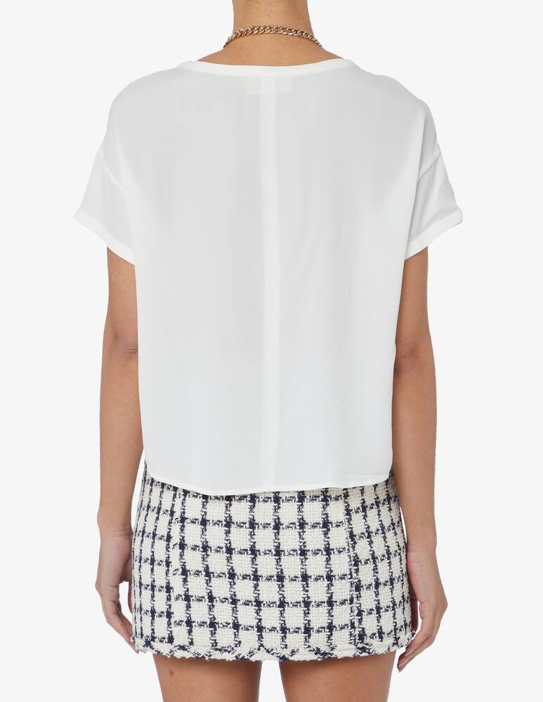 rinascente iBlues Calata silk blend blouse