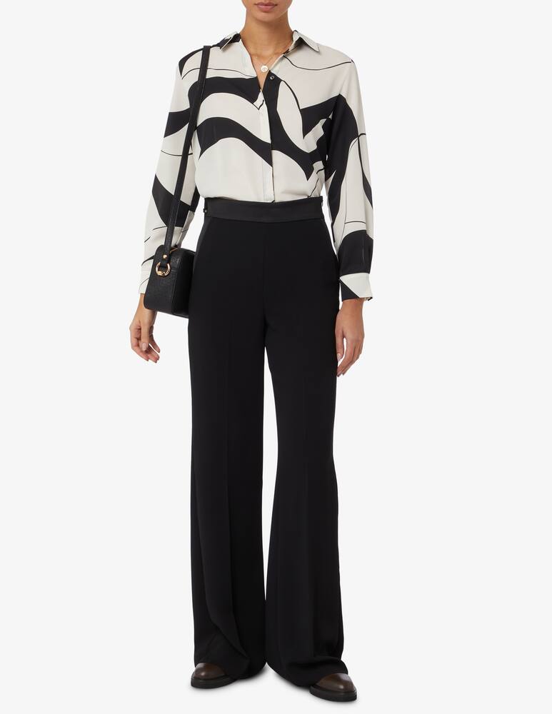 rinascente Marella 365 Plata high rise palazzo trousers