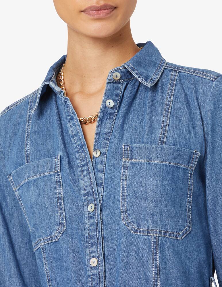 rinascente Marella Denim chemisier dress