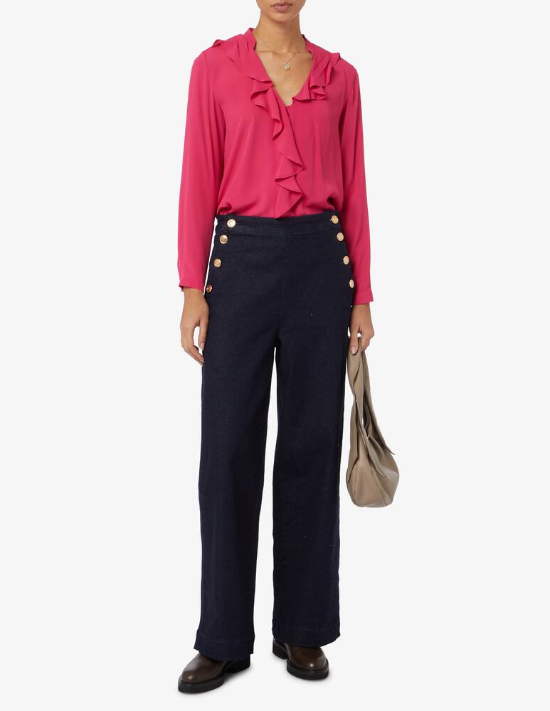 iBlues Rias silk blend blouse - picture 4 iBlues Rias silk blend blouse - picture 4