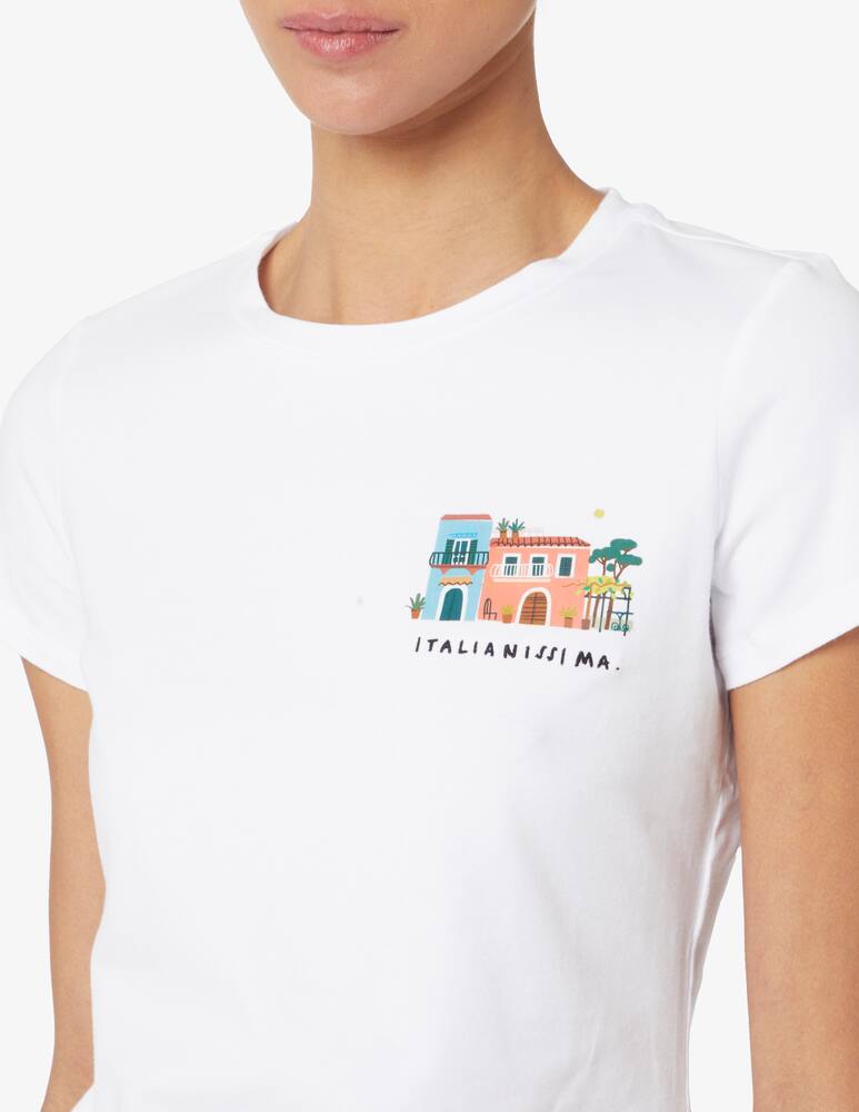 rinascente EMME Anny cotton t-shirt - White