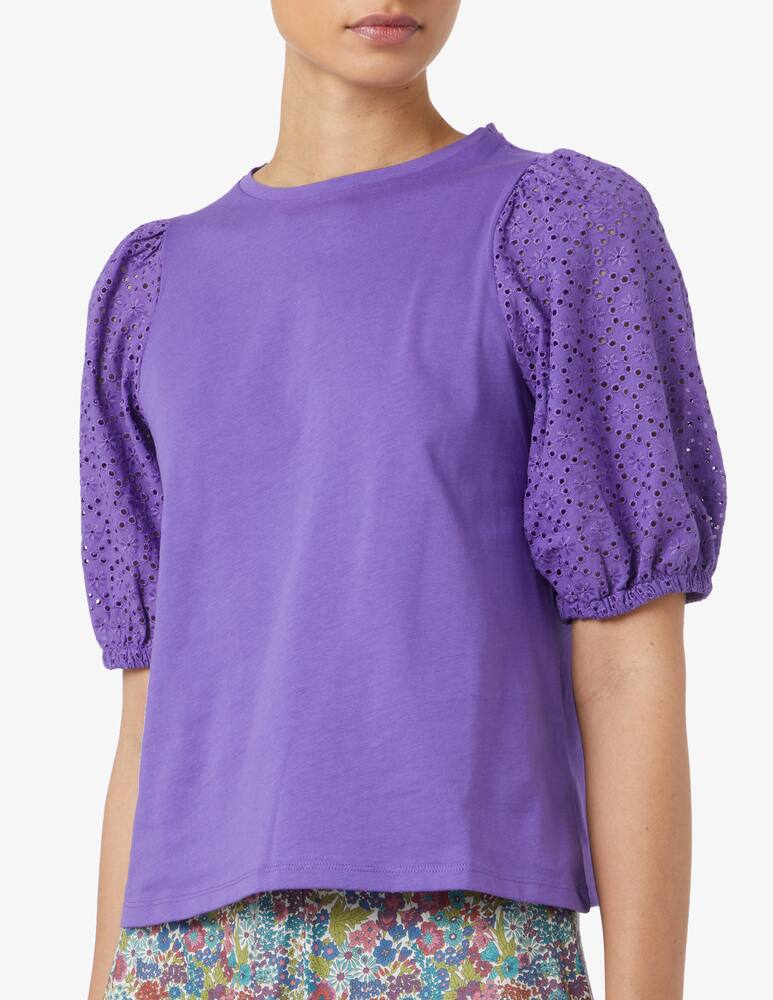 rinascente EMME T-shirt in cotone Carpi - Viola