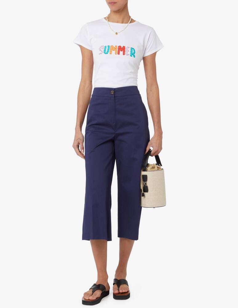 rinascente iBlues T-shirt in cotone Sedile - Bianco