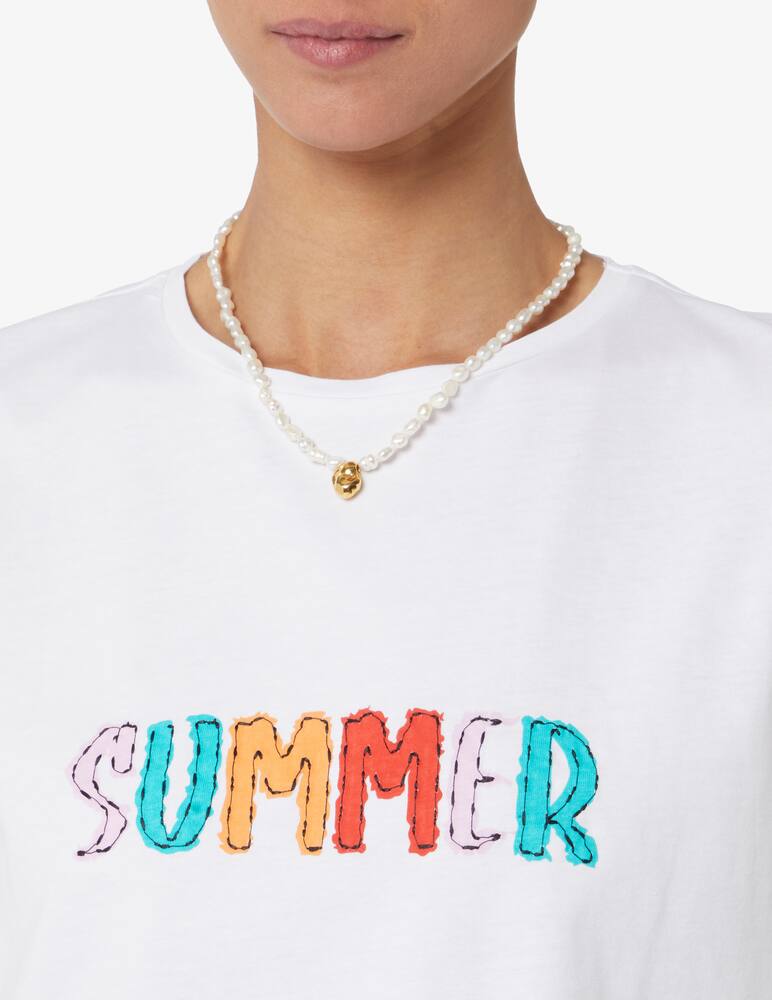 rinascente iBlues T-shirt in cotone Sedile - Bianco