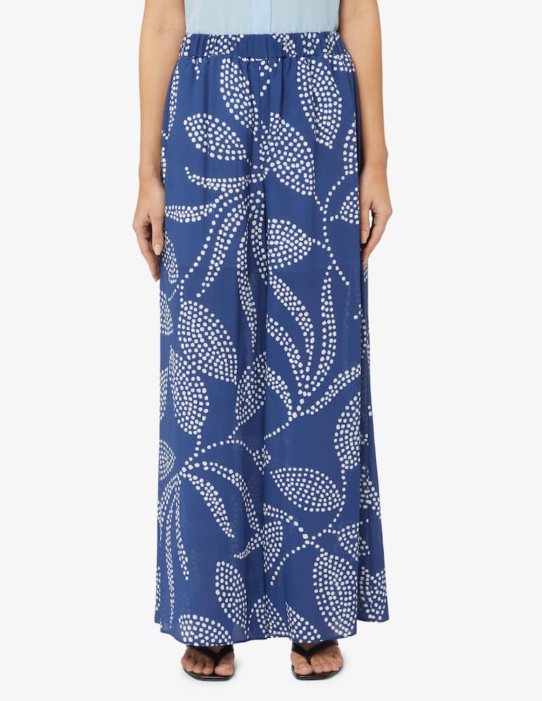 Marella Cactus mide-leg silk trousers - picture 1 Marella Cactus mide-leg silk trousers - picture 1