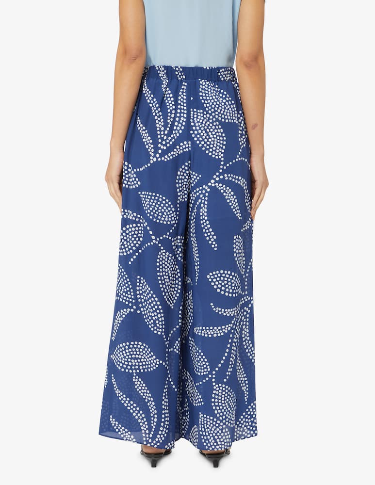 Marella Cactus mide-leg silk trousers - picture 3 Marella Cactus mide-leg silk trousers - picture 3