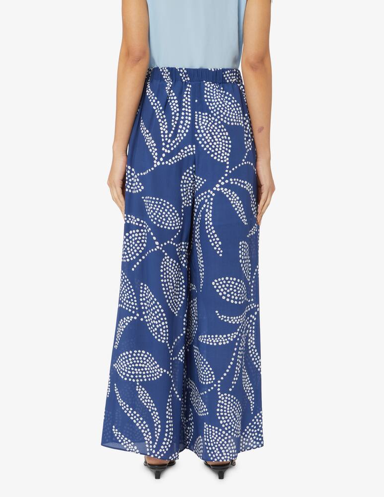 rinascente Marella Cactus mide-leg silk trousers