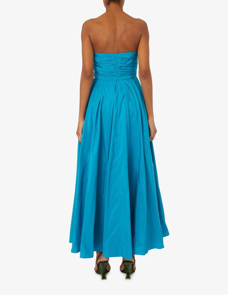 rinascente Marella Cachi taffeta bustier dress