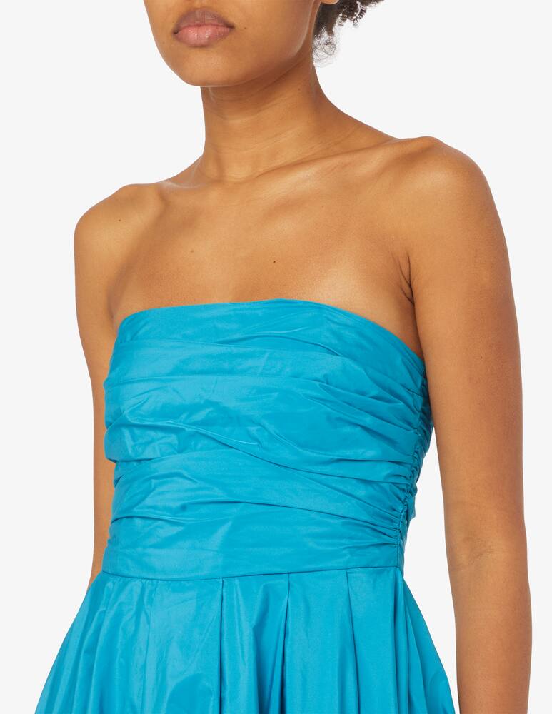 rinascente Marella Cachi taffeta bustier dress