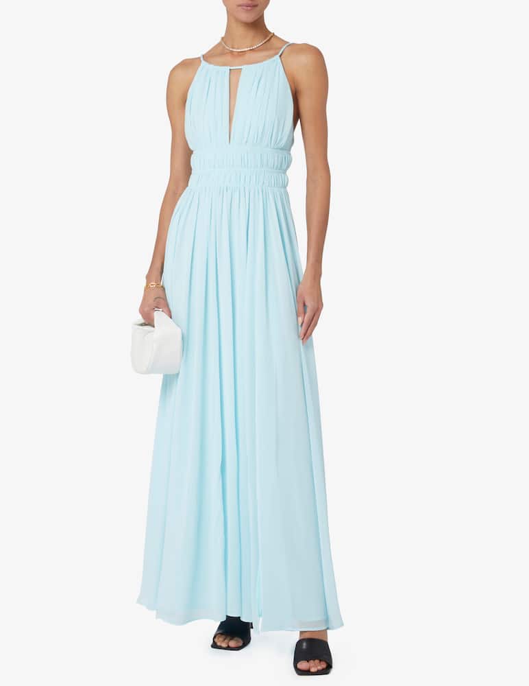 rinascente Marella Vestito maxi con spalline georgette Agami