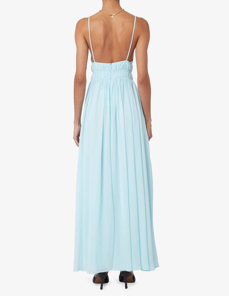 rinascente Marella Vestito maxi con spalline georgette Agami