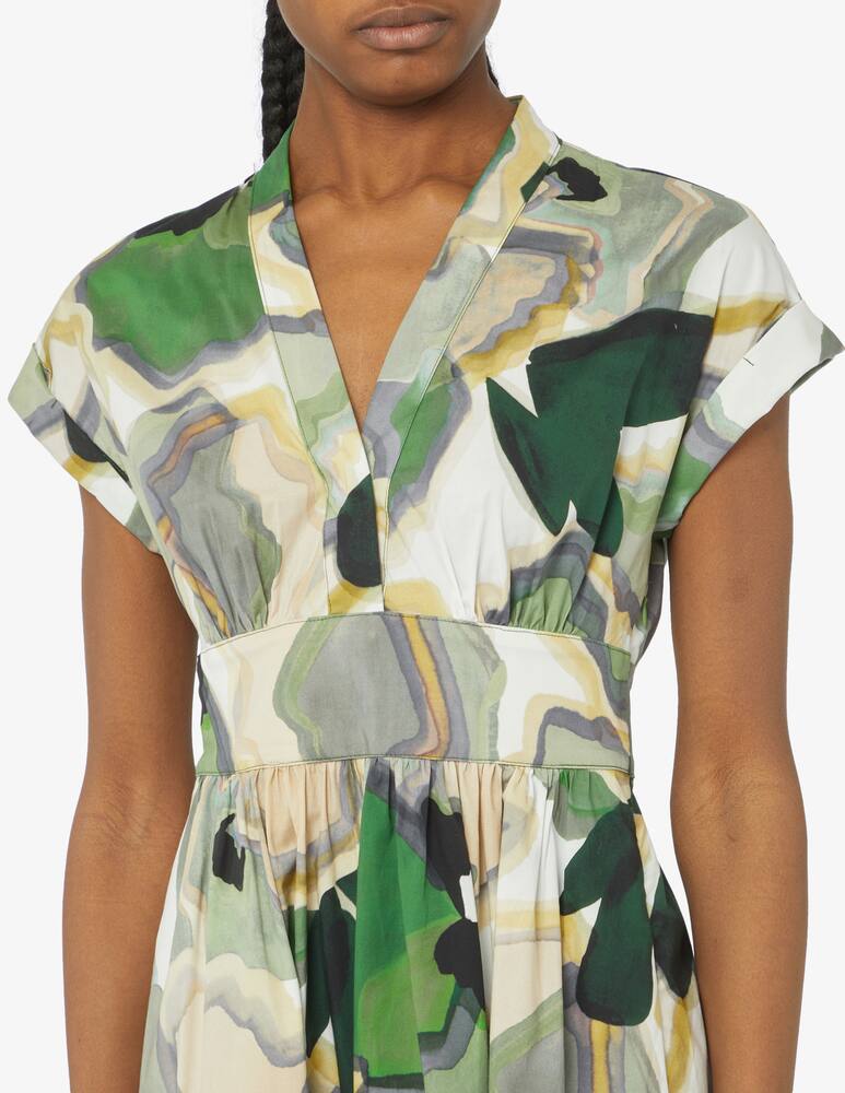 Marella Tamaro big flower print dress - picture 4 Marella Tamaro big flower print dress - picture 4