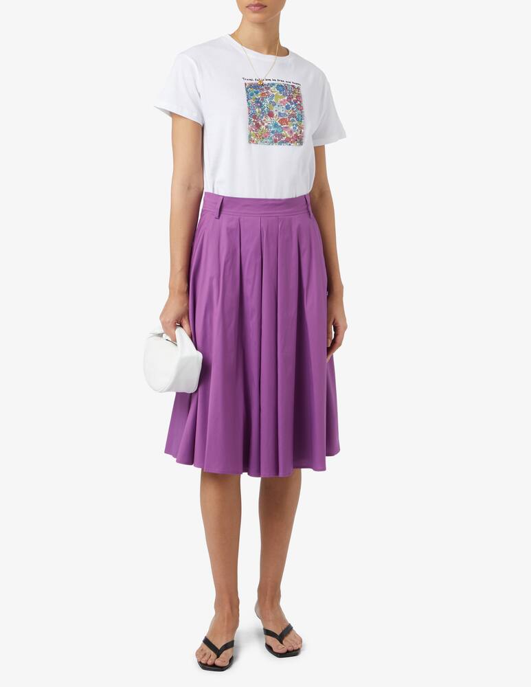 rinascente iBlues Zappa cotton blend skirt