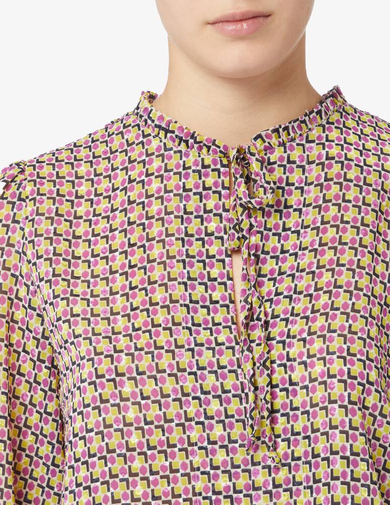 rinascente EMME Blusa plumeti micropois Rosetta