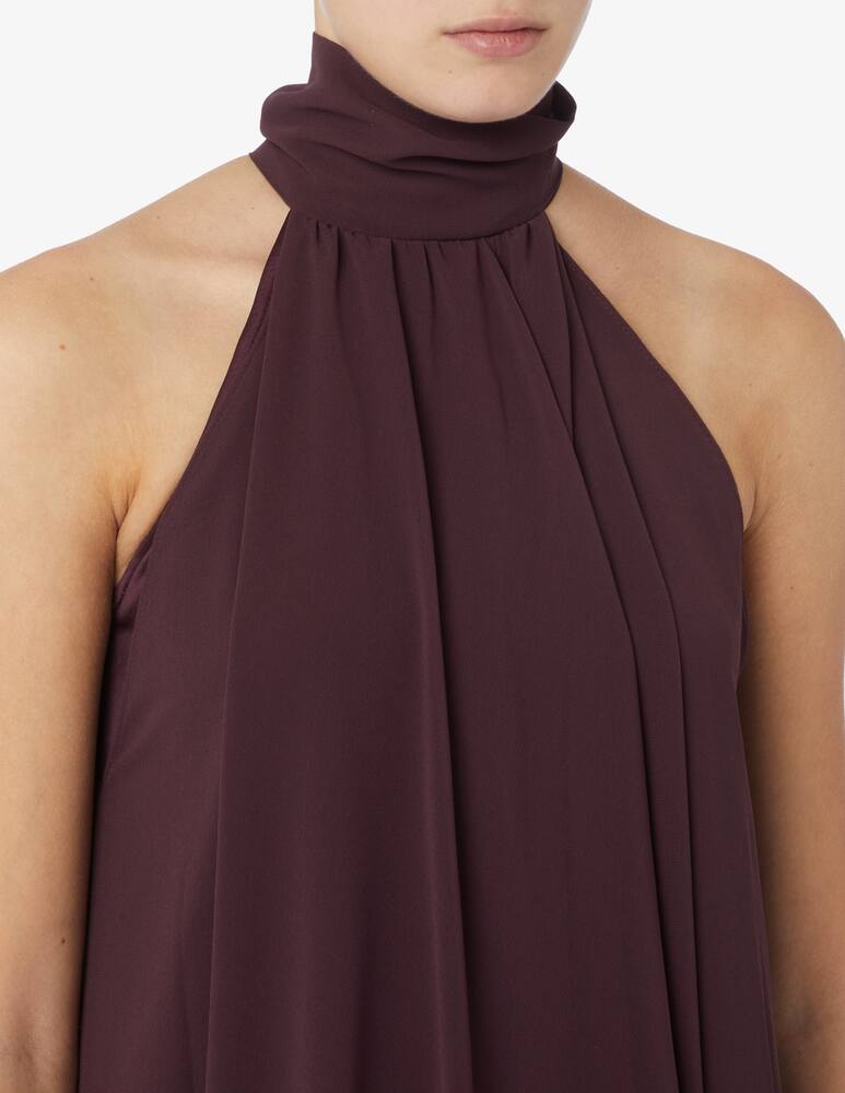 rinascente EMME Meris long haute neckline dress