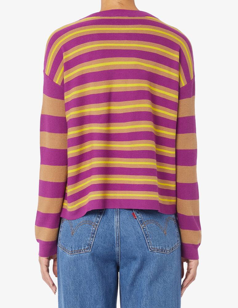 rinascente EMME Umbra striped long-sleeved sweatshirt