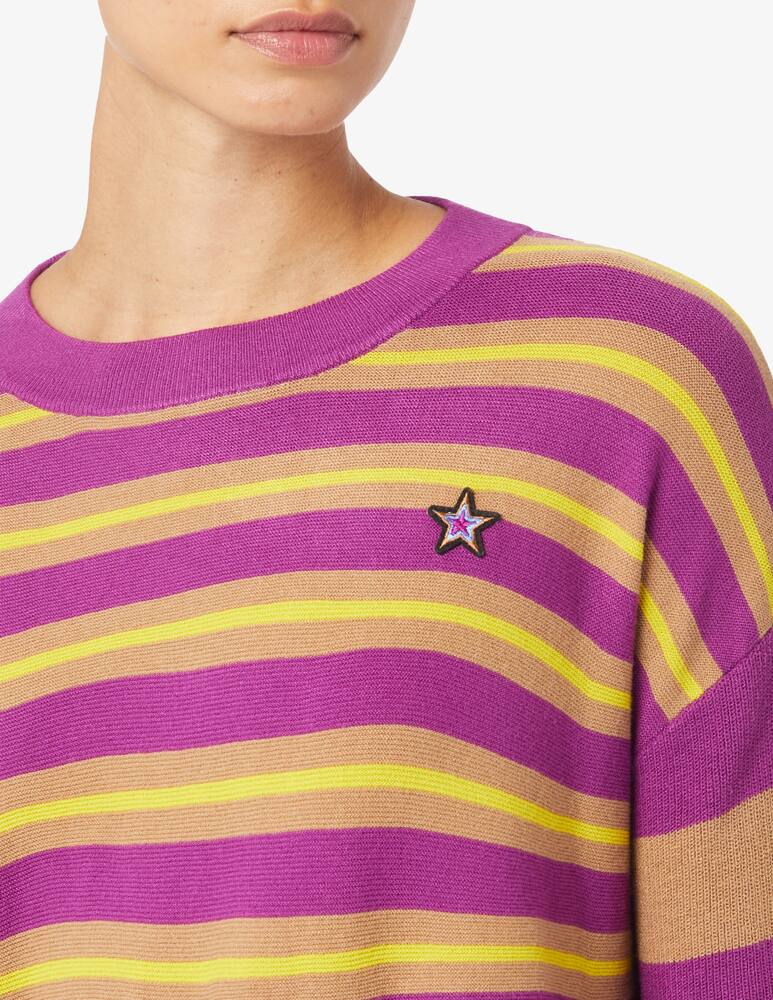 rinascente EMME Umbra striped long-sleeved sweatshirt