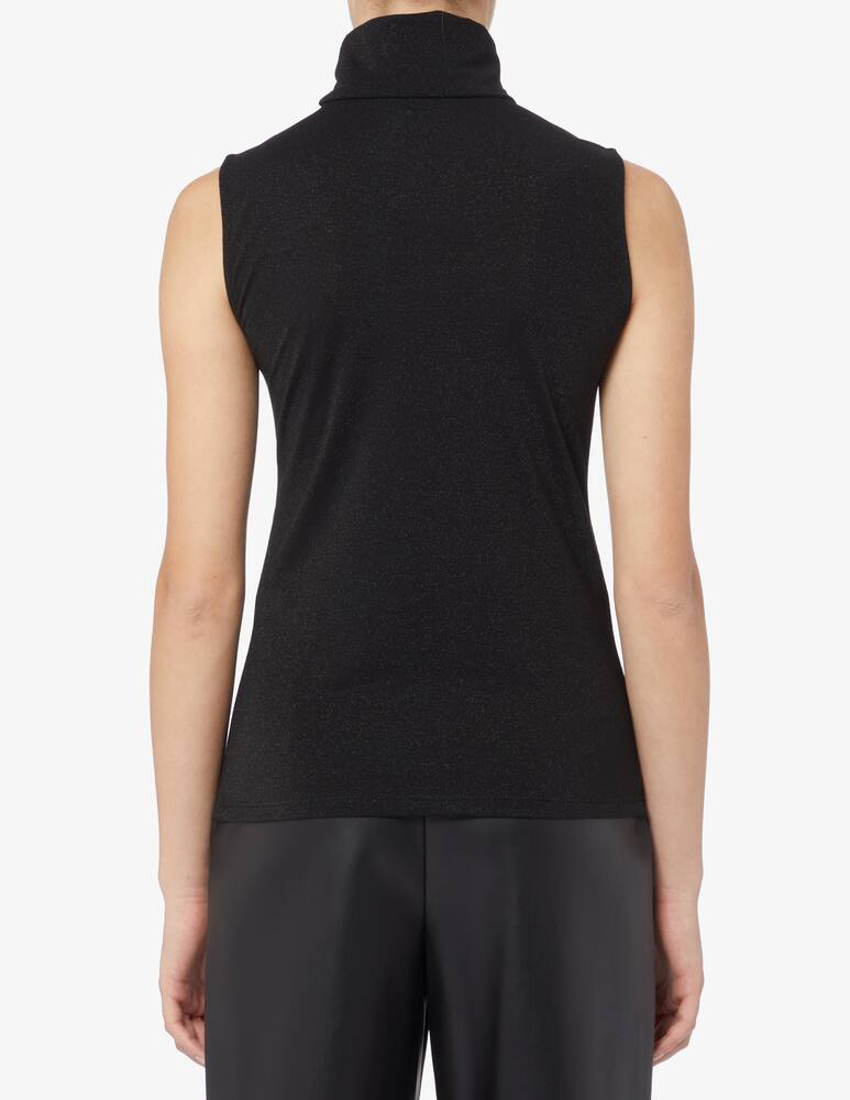 rinascente iBlues Dazzy sleeveless turtleneck in lurex