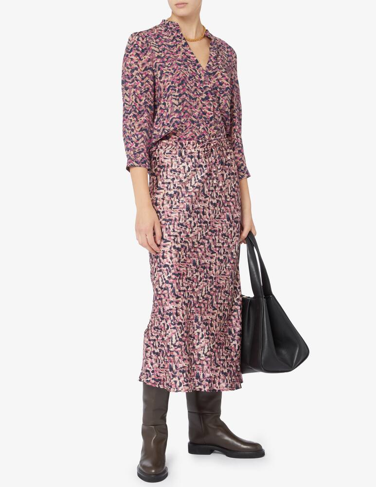 rinascente Marella Sfinge twill midi skirt