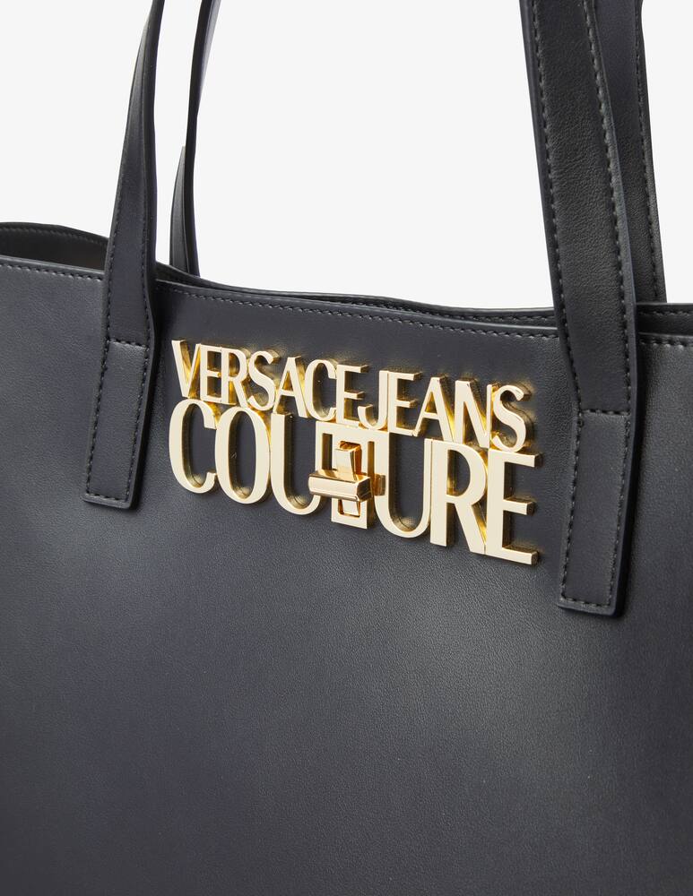 rinascente Versace Jeans Couture Borsa shopper logo - Nero