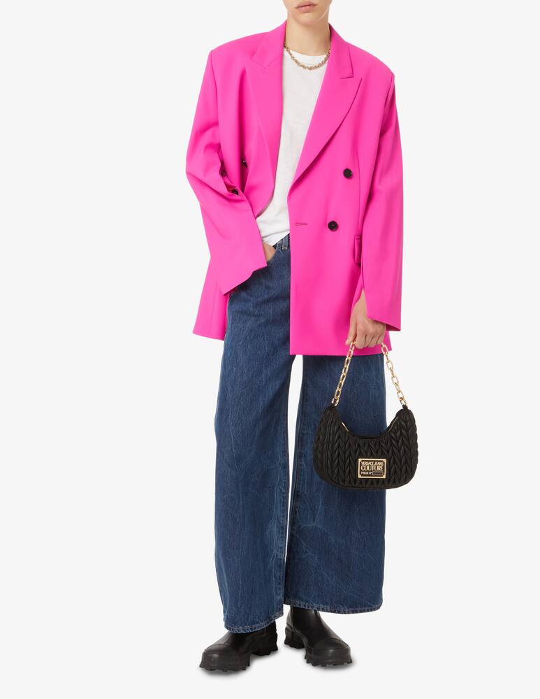 rinascente Versace Jeans Couture Borsa hobo Crunch - Nero