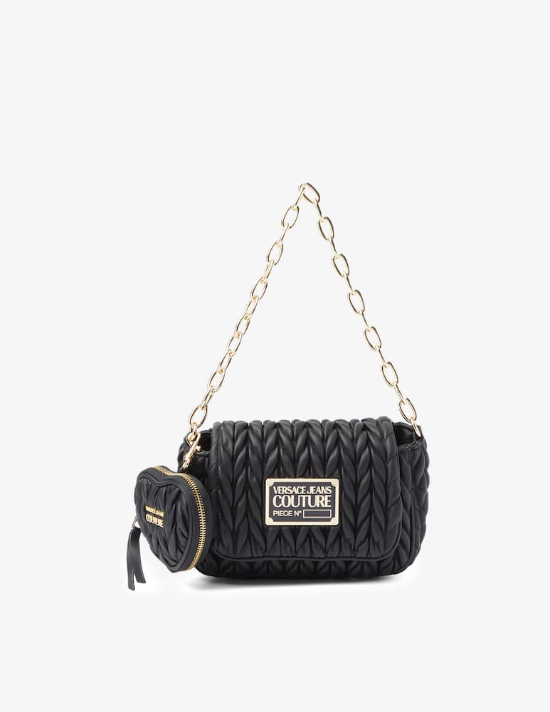 rinascente Versace Jeans Couture Borsa flap Crunch - Nero