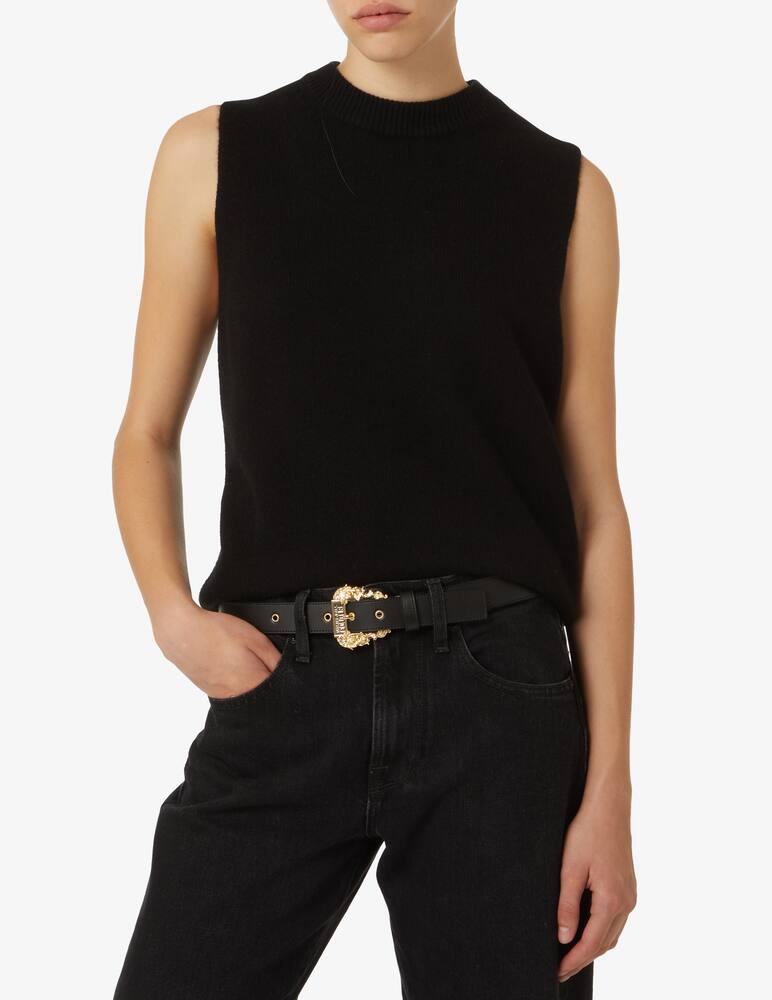 rinascente Versace Jeans Couture Cintura fibbia unita - Nero