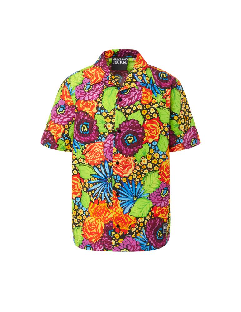 rinascente Versace Jeans Couture Camicia manica corta bowling stampa floreale - multicolor