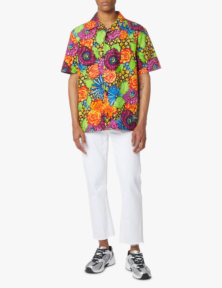 rinascente Versace Jeans Couture Camicia manica corta bowling stampa floreale - multicolor