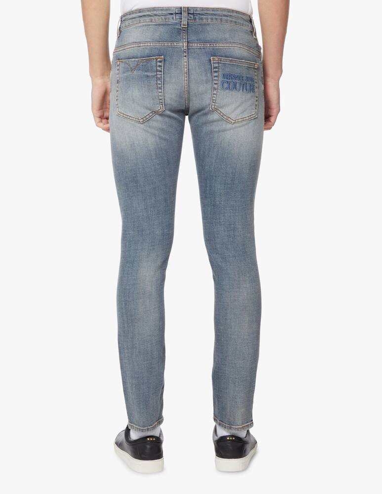 rinascente Versace Jeans Couture Jeans dundee vjc con strappi - blu