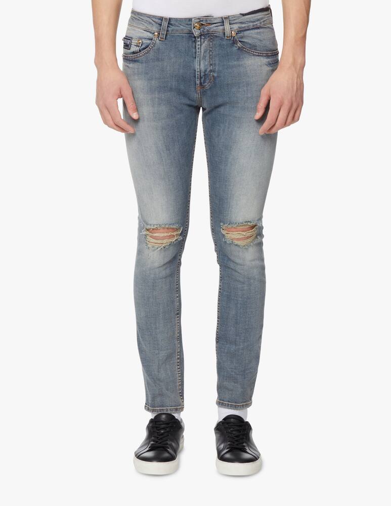 rinascente Versace Jeans Couture Jeans dundee vjc con strappi - blu