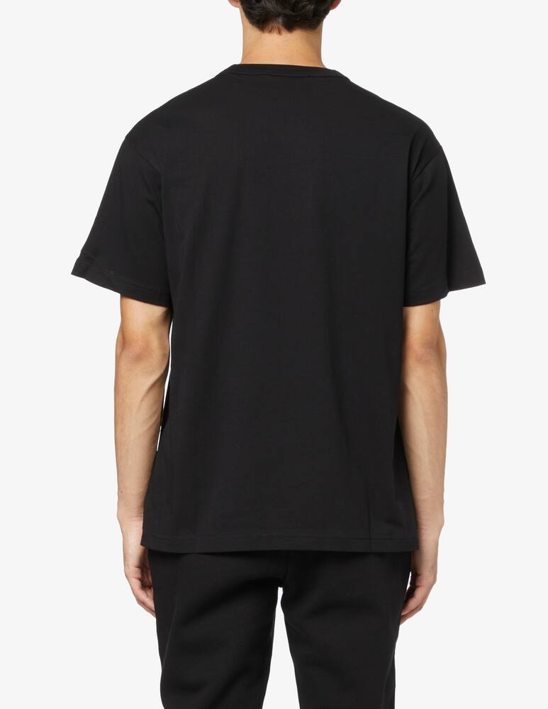 Versace Jeans Couture Logo cotton t-shirt - black and silver - picture 3 Versace Jeans Couture Logo cotton t-shirt - black and silver - picture 3